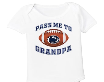 Future Tailgater Penn State Nittany Lions Pass Me To Grandpa - GrandMa  Baby Bodysuit