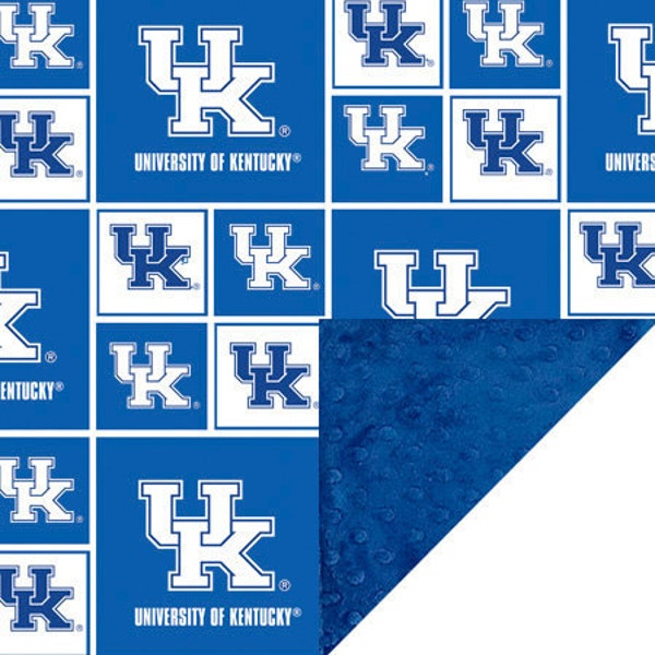 Kentucky Wildcats Officially Licensed Minky Blanket