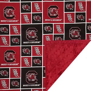 South Carolina Gamecocks Officially Licensed Minky Blanket