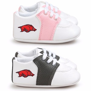 Arkansas Razorbacks Pre-Walker Baby Shoes