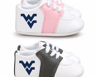 Zapatos para bebés pre-caminantes con licencia universitaria de los Future Tailgater West Virginia Mountaineers