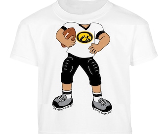 Future Tailgater Iowa Hawkeyes Heads Up! Football Baby/ Toddler/ Youth T-Shirt