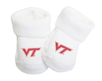 Virginia Tech Hokies Baby Toe Booties