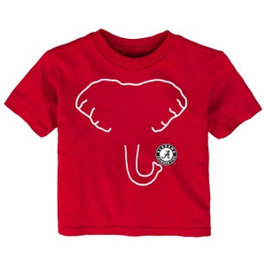 Alabama Crimson Tide Elephant Fanimals Baby/Toddler T-Shirt