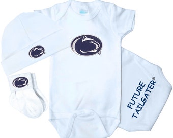 Penn State Nittany Lions 3 Piece Baby Gift Set