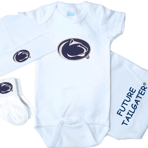 Penn State Nittany Lions 3 Piece Baby Gift Set Etsy