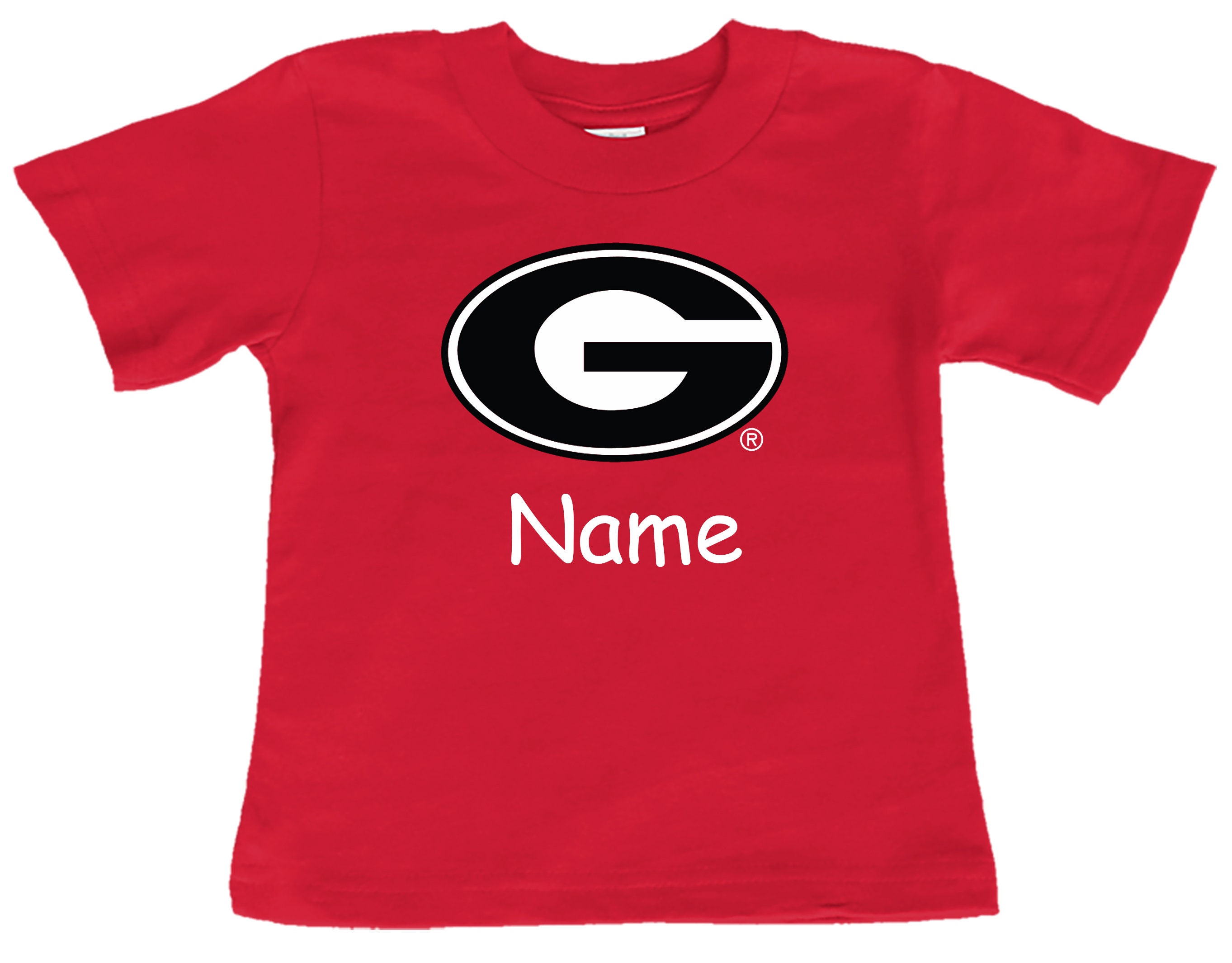 Bulldog Personalized Color Baby/Toddler TShirt Etsy