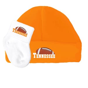 Future Tailgater Football LOGO Baby Cap and Socks Set for Tennessee Fans