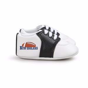 Pre-Walker Baby Shoes for New England Football Fans