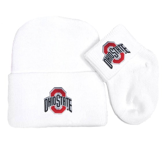 Ohio State Buckeyes Newborn Baby Knit 