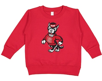 Future Tailgater NC State Wolfpack Collegiate Licensed LOGO Baby/Toddler/Youth Sweatshirt