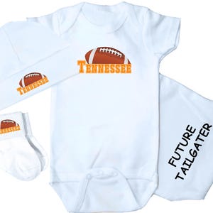 Future Tailgater 3 Piece Baby Layette Set for Tennessee Football Fans