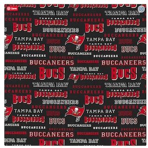 Tampa Bay Buccaneers NFL 100% Cotton Fabric - Officially Licensed Fabric by Fabric Traditions
