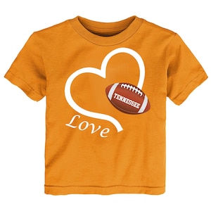 Future Tailgater Love Heart Baby/Toddler/Youth T-Shirt for Tennessee Football Fans