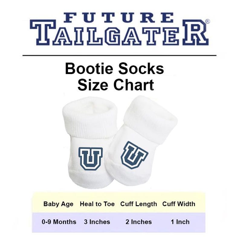 Future Tailgater Baby Toe Bootie Socks for Kansas City Football Fans image 2