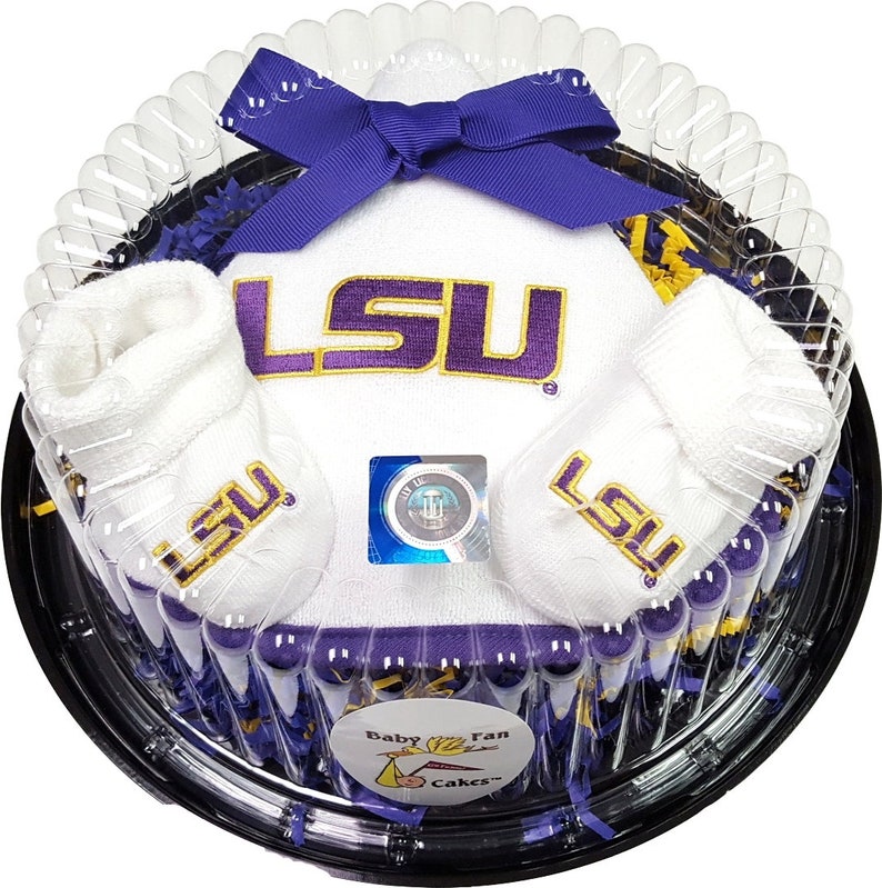 LSU Tigers Piece of Cake Baby Gift Set Etsy