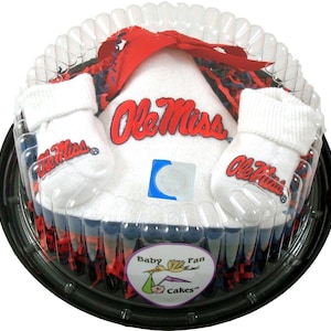 Mississippi Ole Miss Rebels Piece of Cake Baby Gift Set