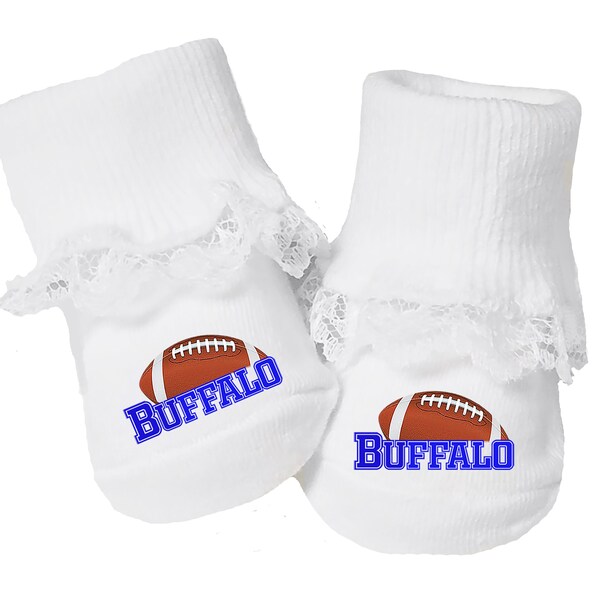 Baby Sock With Buffalo Etsy