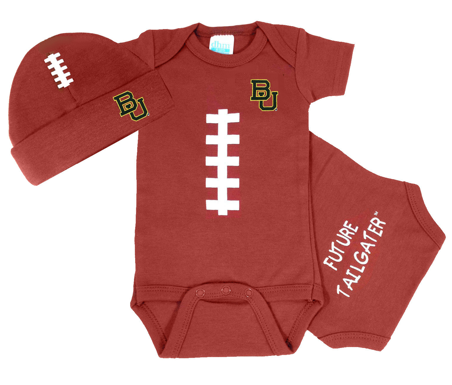 Future Tailgater Iowa Hawkeyes Eyelet Lace Baby Diaper Cover