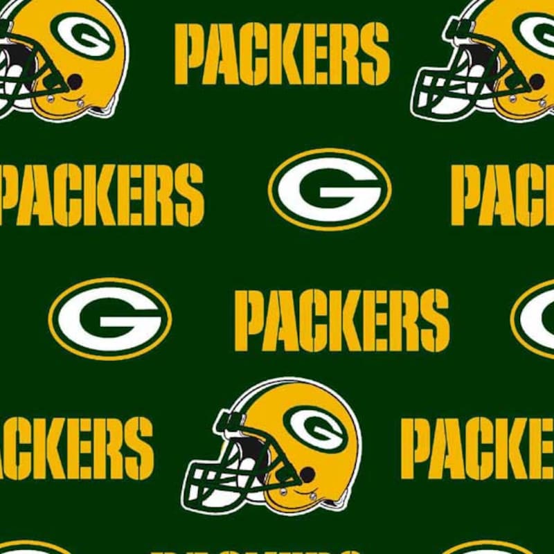 Couverture Polaire Green Bay Packers 70x59 Pouces, Fabriquée à La Main, Motif Bloc