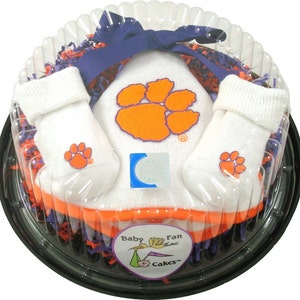 Clemson Tigers Piece of Cake Baby Gift Set