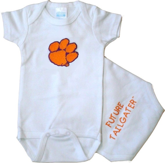 Future Tailgater Clemson Tigers LOGO Baby//Toddler T-Shirt