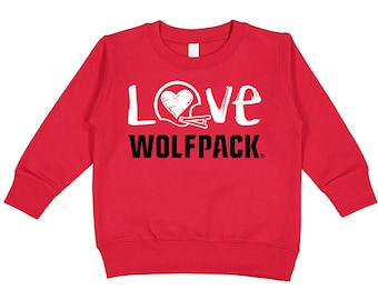 Future Tailgater NC State Wolfpack CHALK ART Baby/Toddler/Youth Sweatshirt