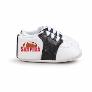 Future Tailgater Pre-Walker Baby Shoes for San Francisco Football Fans