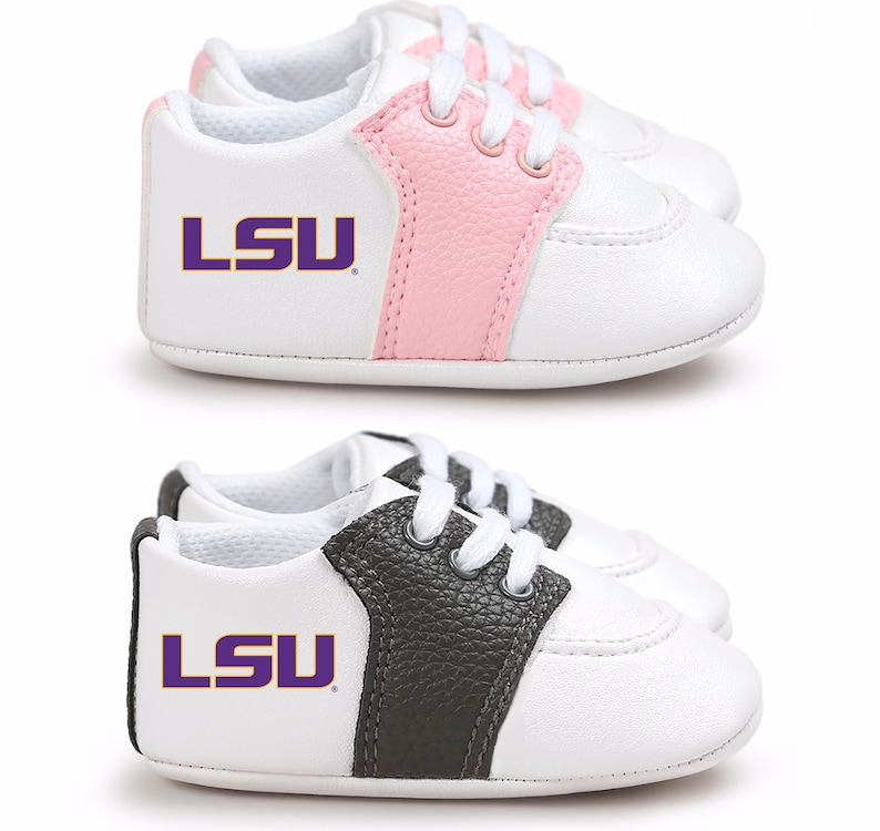 LSU Tigers Prewalker Baby Shoes Etsy