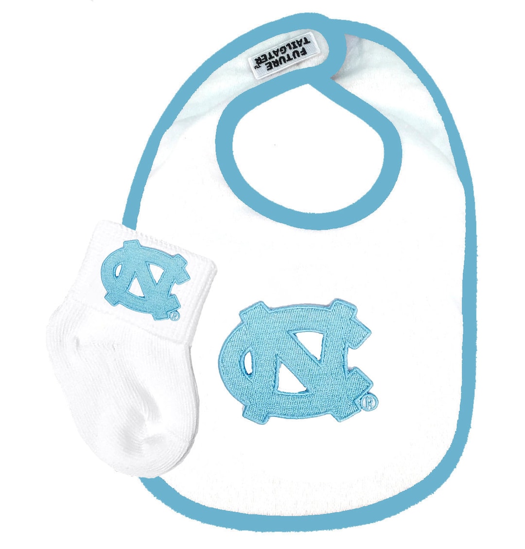Tar Heel UNC S 100% Cotton Baby Bib Officially Licensed NCAA