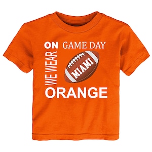 Future Tailgater On Gameday Football Baby/Toddler T-Shirt for Miami Football Fans
