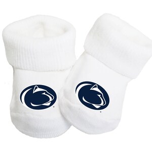 Future Tailgater Penn State Nittany Lions Collegiate Licensed Baby Bootie Socks 0-9 Months image 1