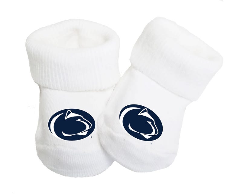 Future Tailgater Penn State Nittany Lions Collegiate Licensed Baby Bootie Socks 0-9 Months image 1
