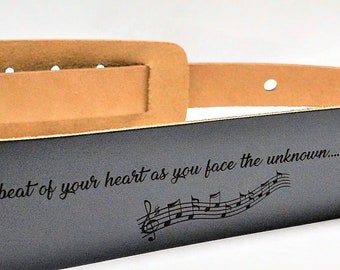 Custom Engraved Leather Guitar straps, custom guitar straps, guitar straps, personalized guitar straps, Black Leather