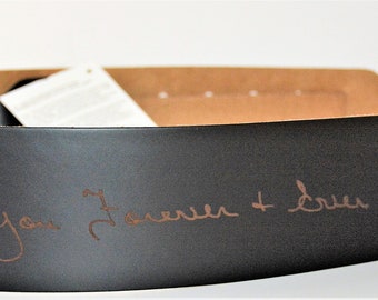 Custom Engraved Leather Guitar straps, custom guitar straps, guitar straps, personalized guitar straps, Black Leather