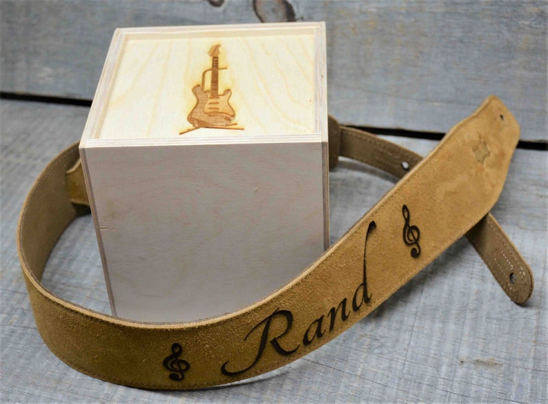 Custom Engraved Suede Guitar Straps Custom Guitar Straps Etsy