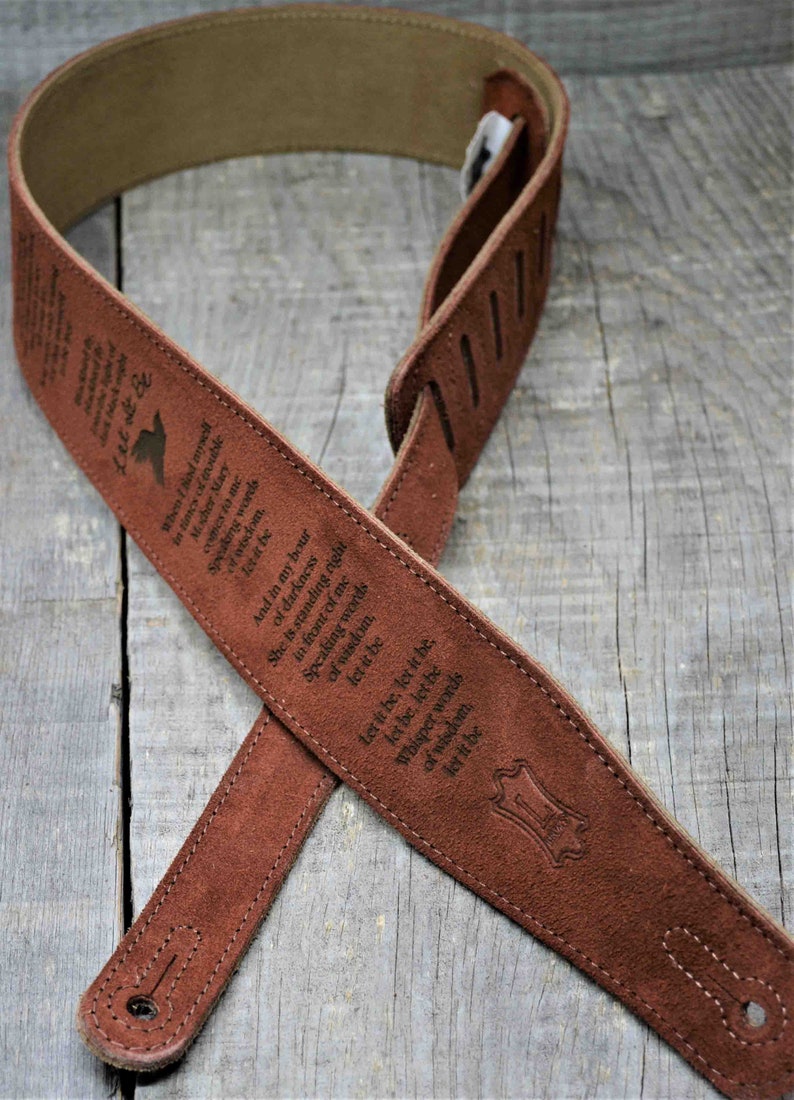 Custom Engraved Leather Guitar Straps Custom Guitar Straps Etsy