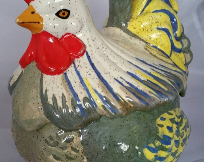 Vintage Ceramic Chicken Egg Holder Etsy