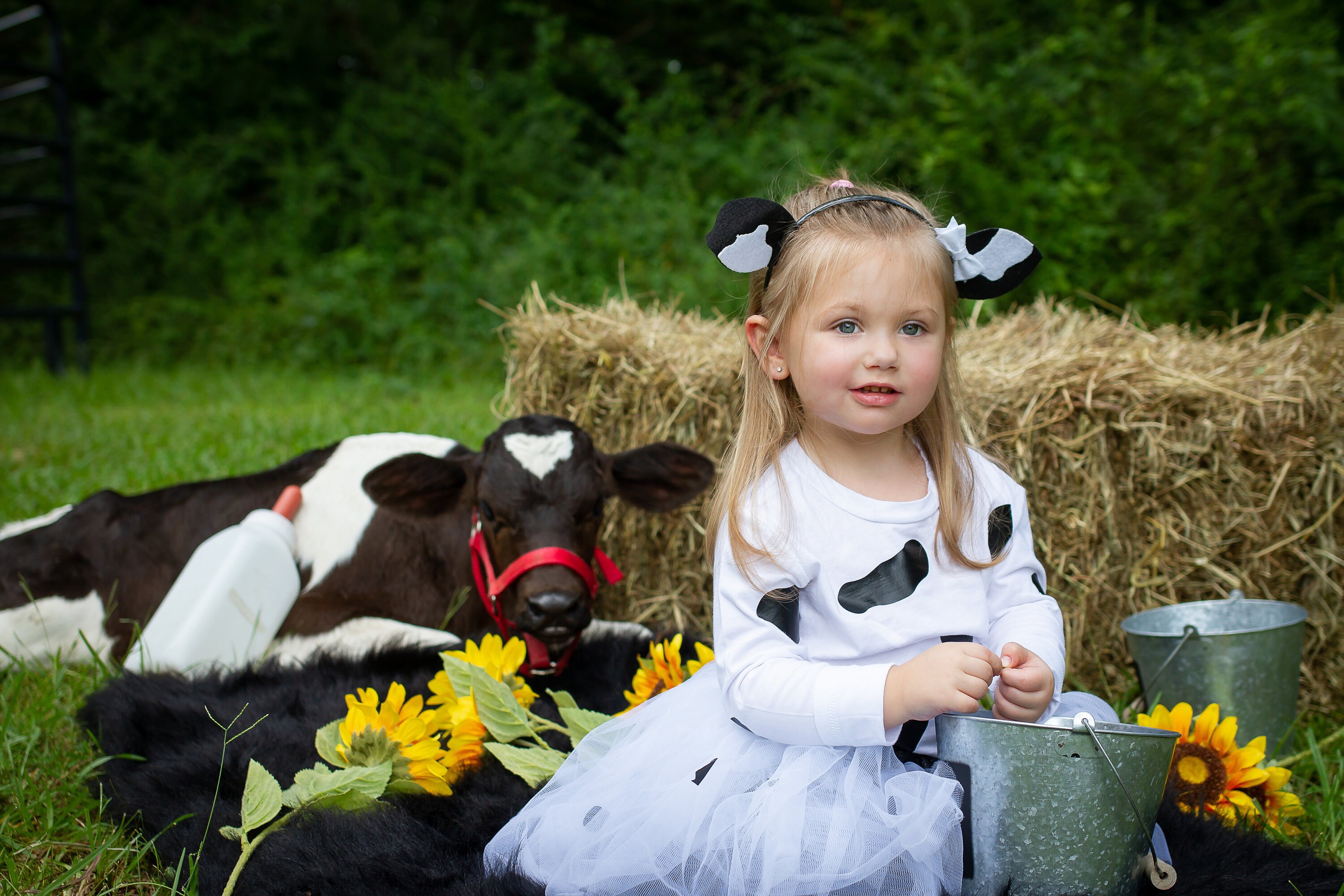 Cow Halloween Costume Girls Cow Outfit Girl Cow Tutu Costumes Etsy