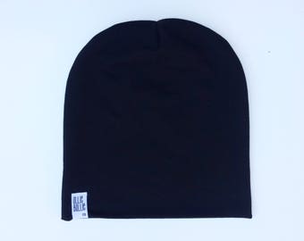 MIDNIGHT - Slouchy Beanie - newborn, baby, toddler, kid, teen & adult