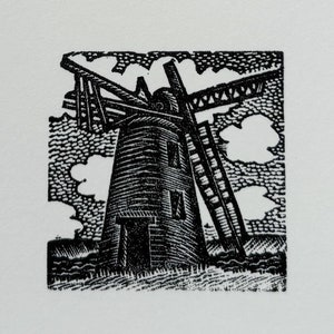 Eric Ravilious Original Woodcut - Available Mounted & Matted - 10 x 8 Inches