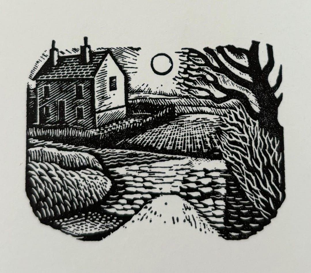 Eric Ravilious Original Woodcut - Size 2.5 X 2.5 Inches - Etsy