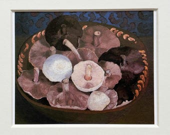 セドリック・モリス（1889-1982）の絵画版画「黒いチューリップ