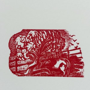 Xilografia originale di Eric Ravilious - Disponibile montata e con passepartout - 10 x 8 pollici
