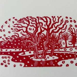 Eric Ravilious Original Woodcut - Size 2.5 x 2.5 Inches