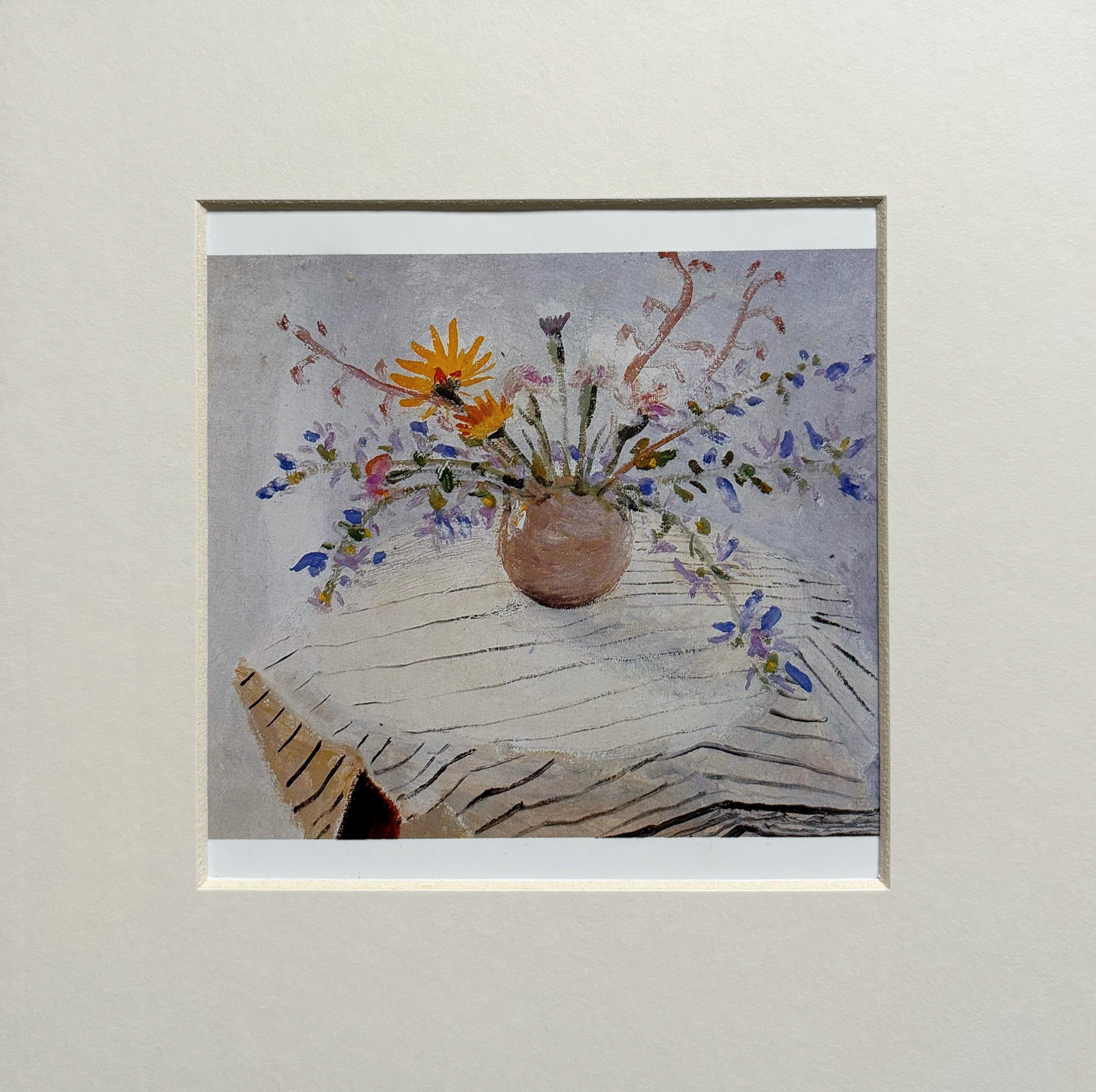 Winifred Nicholson (1893-1981) Painting Print - Helen's Bunch in Winifred Nicholson (1893-1981) Painting Print - Helen's Bunch in