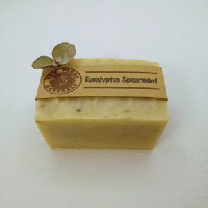 Handmade, All Natural, Vegan Soap - Eucalyptus Spearmint