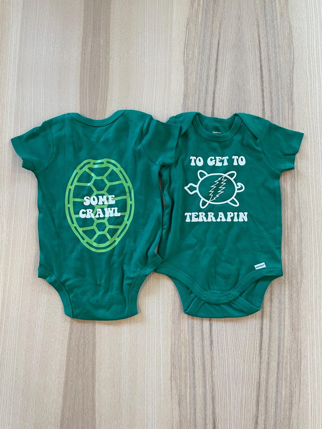 Some Crawl to Get to Terrapin - Grateful Dead Baby Bodysuit • Baby Shower Gift • 100% Cott