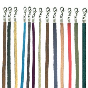 Genuine Suede Necklace Cord  13 Colors 8 Lengths