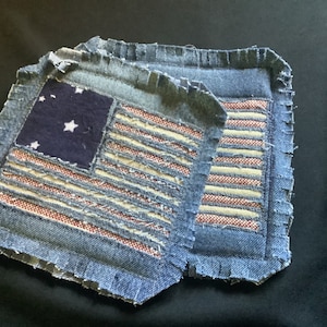 Blue Jean pot holders